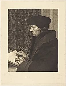 Erasmus by Félix Bracquemond after Hans Holbein the Younger