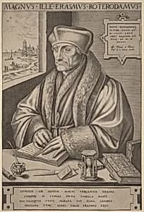 Erasmus of Rotterdam by Frans Huys after Hans Holbein the Younger