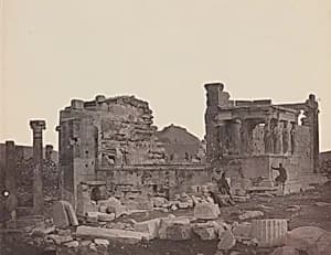 Erectheum Caryatids by James Robertson
