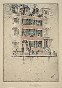 Ericsson's House, Beach Street by Charles Frederick William Mielatz