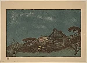Evening in Fukagawa by Emil Orlik
