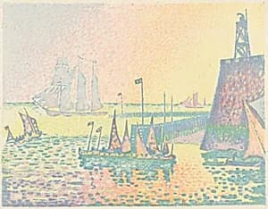 Evening (Le soir) by Paul Signac