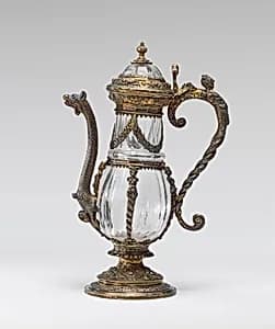 Portrait of Venetian or Parisian 14th Century (crystal); London 17th Century (mounts); Western European 19th or 20th Century (spout)