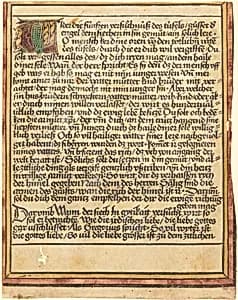 Exhortation Against Avarice by German 15th Century