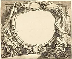 Faith and Charity by Gabriel Huquier after François Boucher