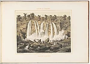 Falling Springs by Woldemar Rau, after Edward Beyer
