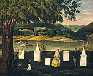 Family Burying Ground by American 19th Century