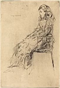 Fanny Leyland by James McNeill Whistler