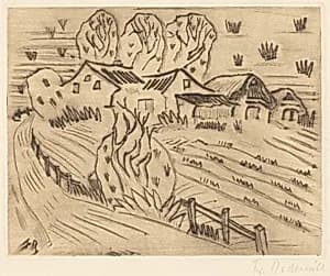Farm (Memory of Dangast) by Franz Radziwill