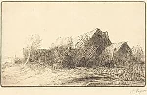 Farm (Une ferme) by Alphonse Legros