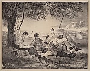 Farmer's Nooning by American 19th Century