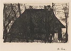 Farmhouse by Wilhelm Leibl