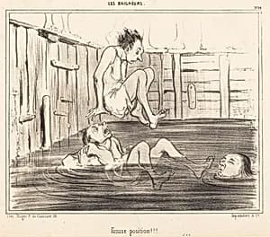 Fausse position!!! by Honoré Daumier