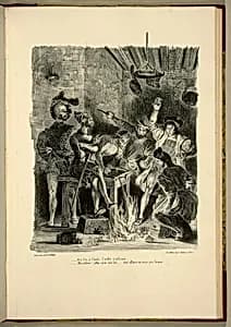 Portrait of Johann Wolfgang von Goethe (author) and Eugène Delacroix
