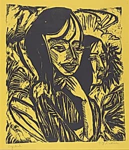 Fehmarn Girls by Ernst Ludwig Kirchner