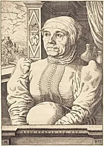 Felicitas von Eckh (-Freyberg) by Hanns Lautensack