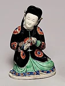 Female Attendant by Chinese Qing Dynasty