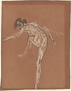 Female Nude from Behind by Arthur B. Davies