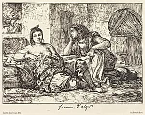 Femmes d'Alger by Eugène Delacroix