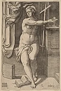 Fides (Faith) by Lucas van Leyden