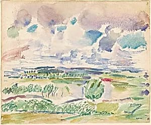 Fields and Sky by John Marin