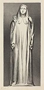 Figure from Peterborough Cathedral