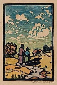 Figures in a Landscape by Frances H. Gearhart