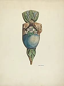 Finial, from Reredos