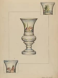Fire Lighter Vase by Francis Law Durand