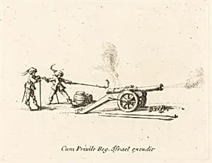 Firing the Cannon by Jacques Callot