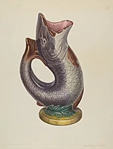 Fish Pitcher by Edward L. Loper