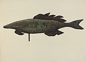 Fish Weather Vane by Elizabeth Fairchild
