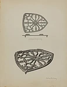 Flat Iron Holder by Julius Bellamy