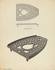 Flat Iron Holder by Gordon Sanborn