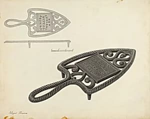 Flat Iron Holder by Filippo Porreca
