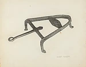 Flat Iron Holder by Albert Taxson