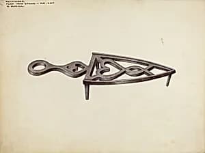Flat Iron Stand by Henrietta S. Hukill