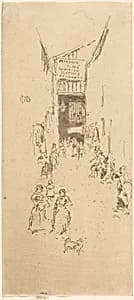 Fleur de Lys Passage by James McNeill Whistler