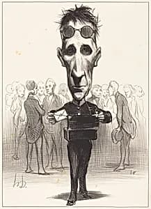 Félix Saint-Priest by Honoré Daumier