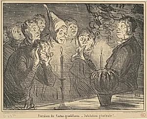 Floraison du Cactus-grandiflorus... by Honoré Daumier