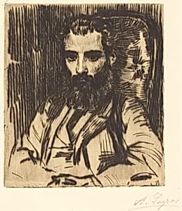 Florestan Mionnet by Alphonse Legros