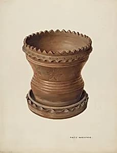 Flower Pot by Fritz Boehmer
