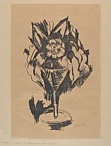 Flowers in Goblet #2 by Marsden Hartley