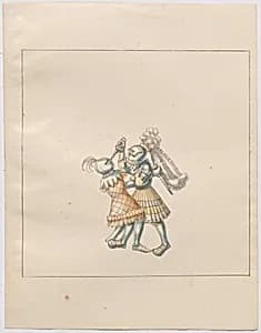 Foot Combat with Daggers by German 16th Century