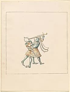 Foot Combat with Longswords by German 16th Century