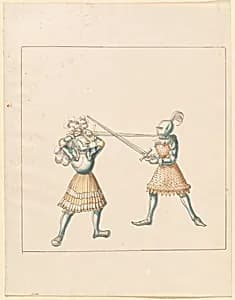 Foot Combat with Longswords by German 16th Century