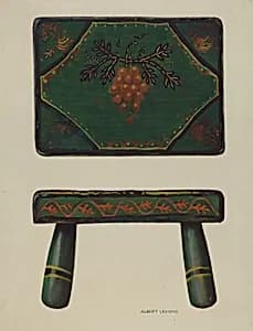 Footstool by Albert Levone