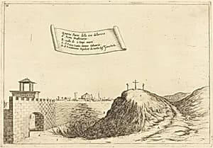 Four Parts of the Via Dolorosa by Jacques Callot