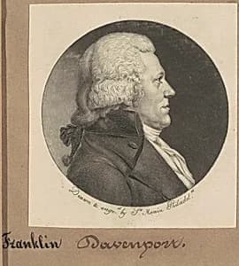 Franklin Davenport by Charles B. J. Févret de Saint-Mémin