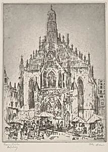 Frauen Kirche, Nuremburg by John Marin